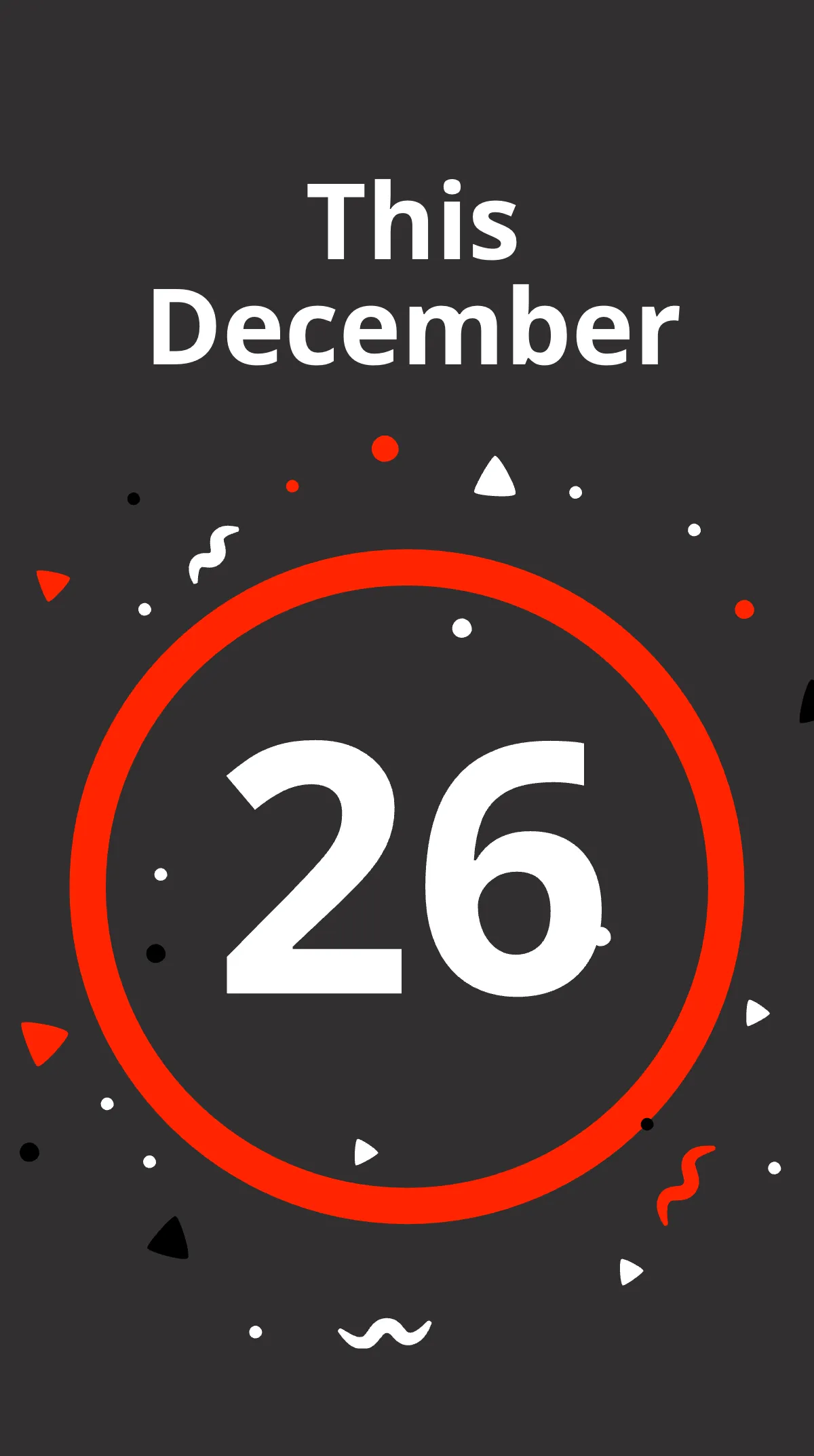 Free Boxing Day Party Instagram Story Template to Edit Online