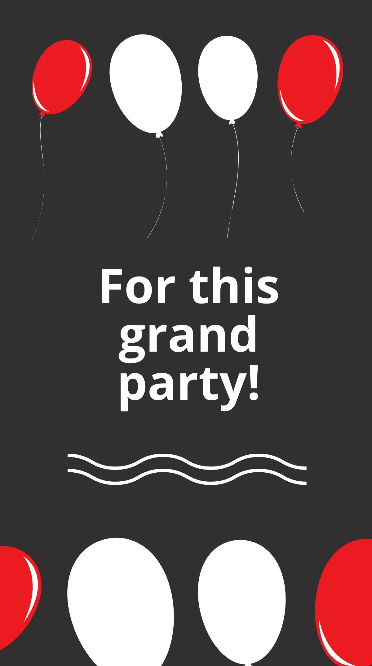 Free Boxing Day Party Instagram Story Template to Edit Online