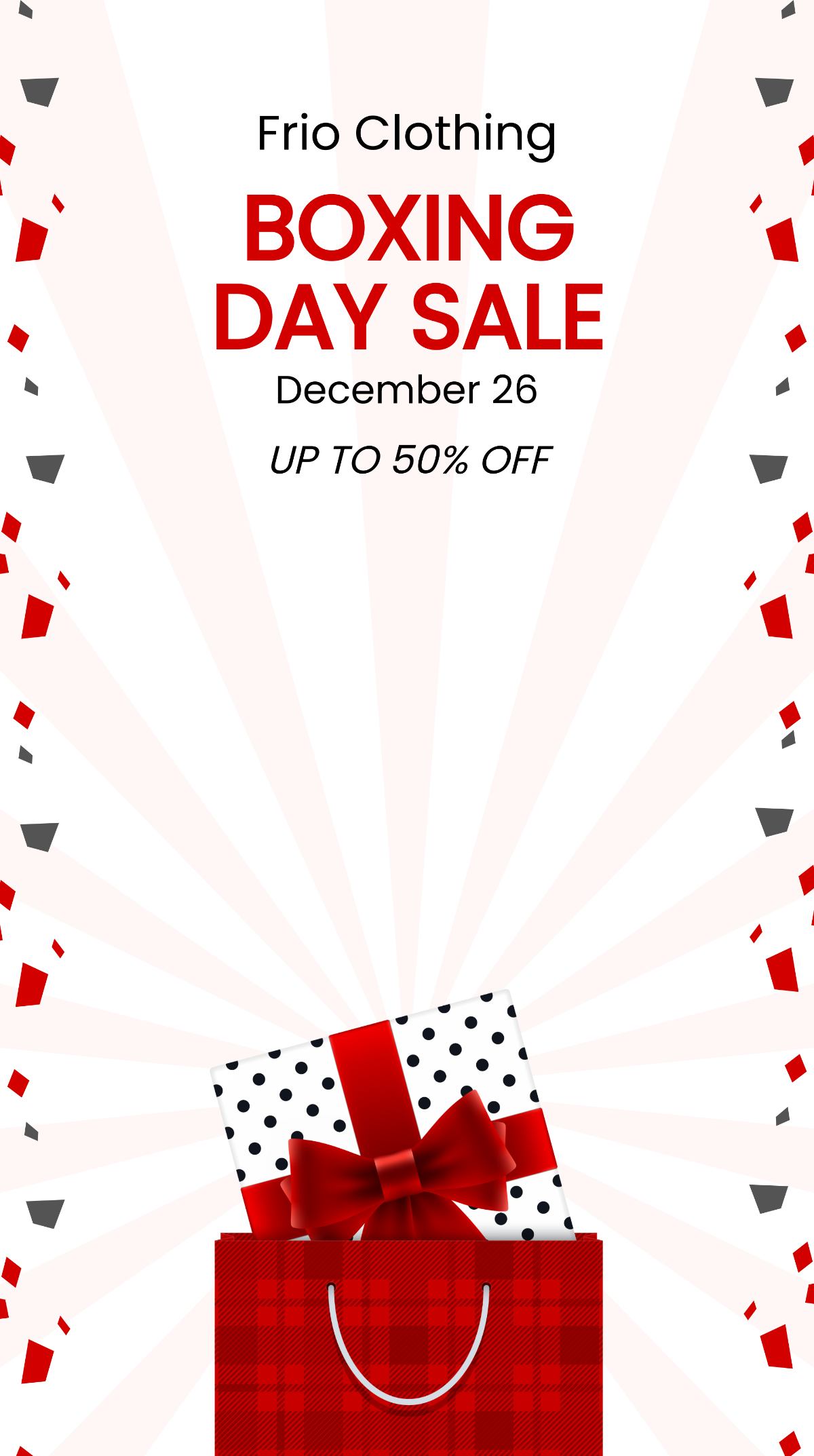 Boxing Day Sale Snapchat Geofilter