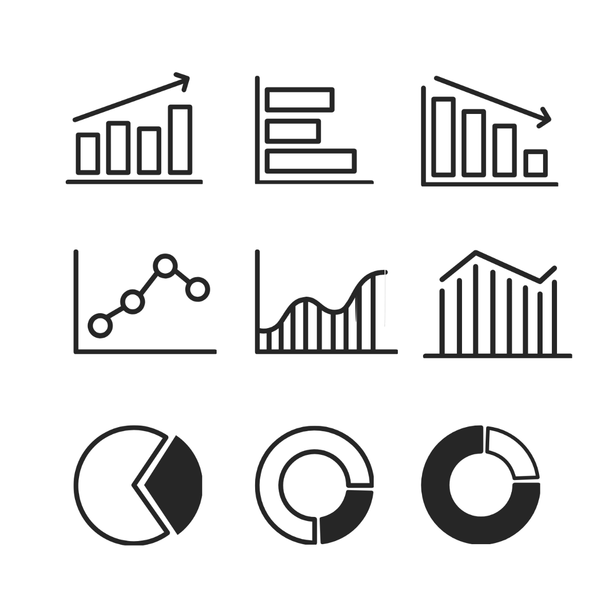 Graph Icon Vector