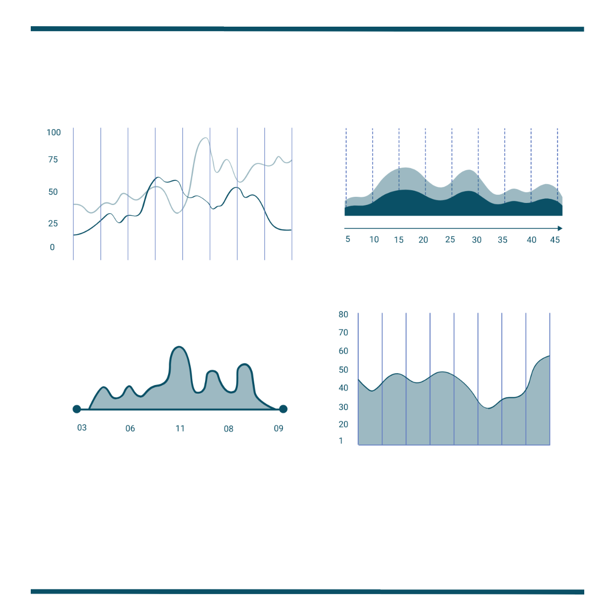 Wave Graph Vector Template