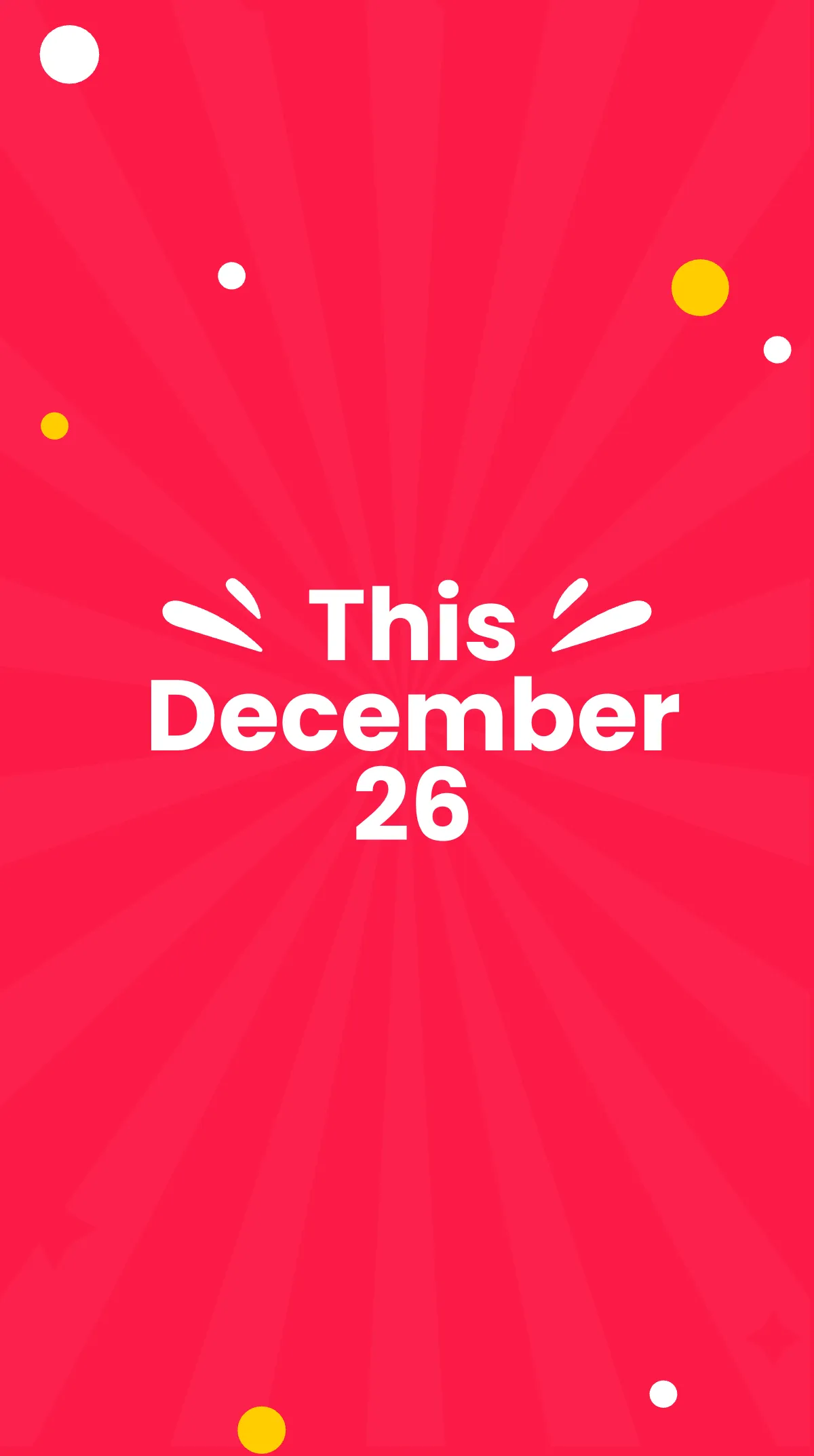 Free Boxing Day Event Instagram Story Template to Edit Online