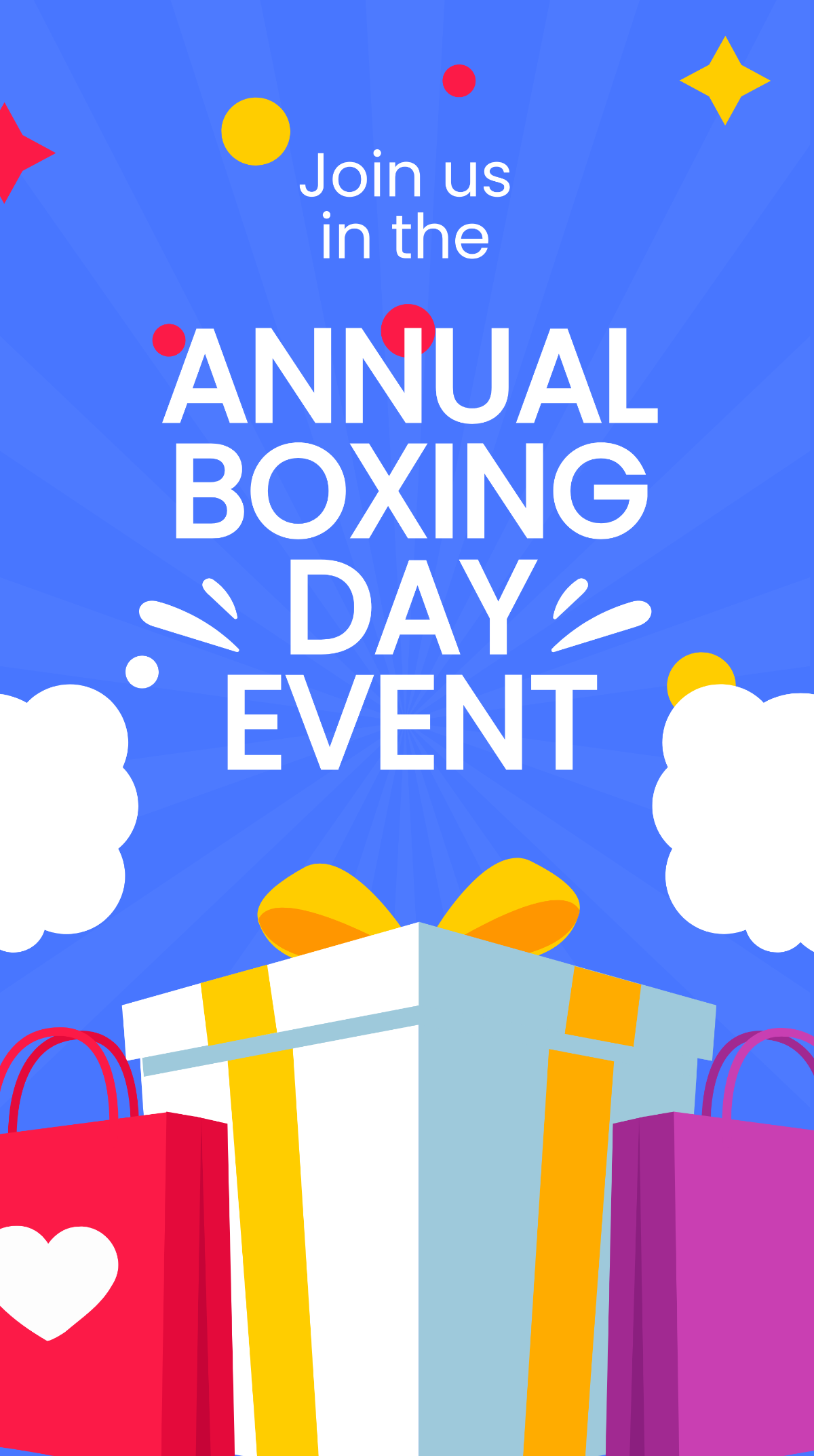 Boxing Day Event Instagram Story Template