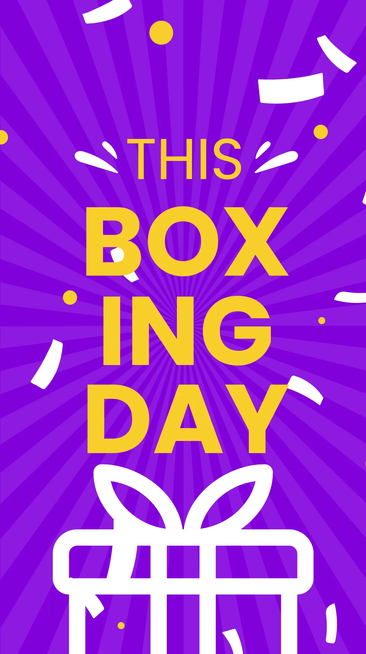 Free Boxing Day Promotion Instagram Story Template to Edit Online