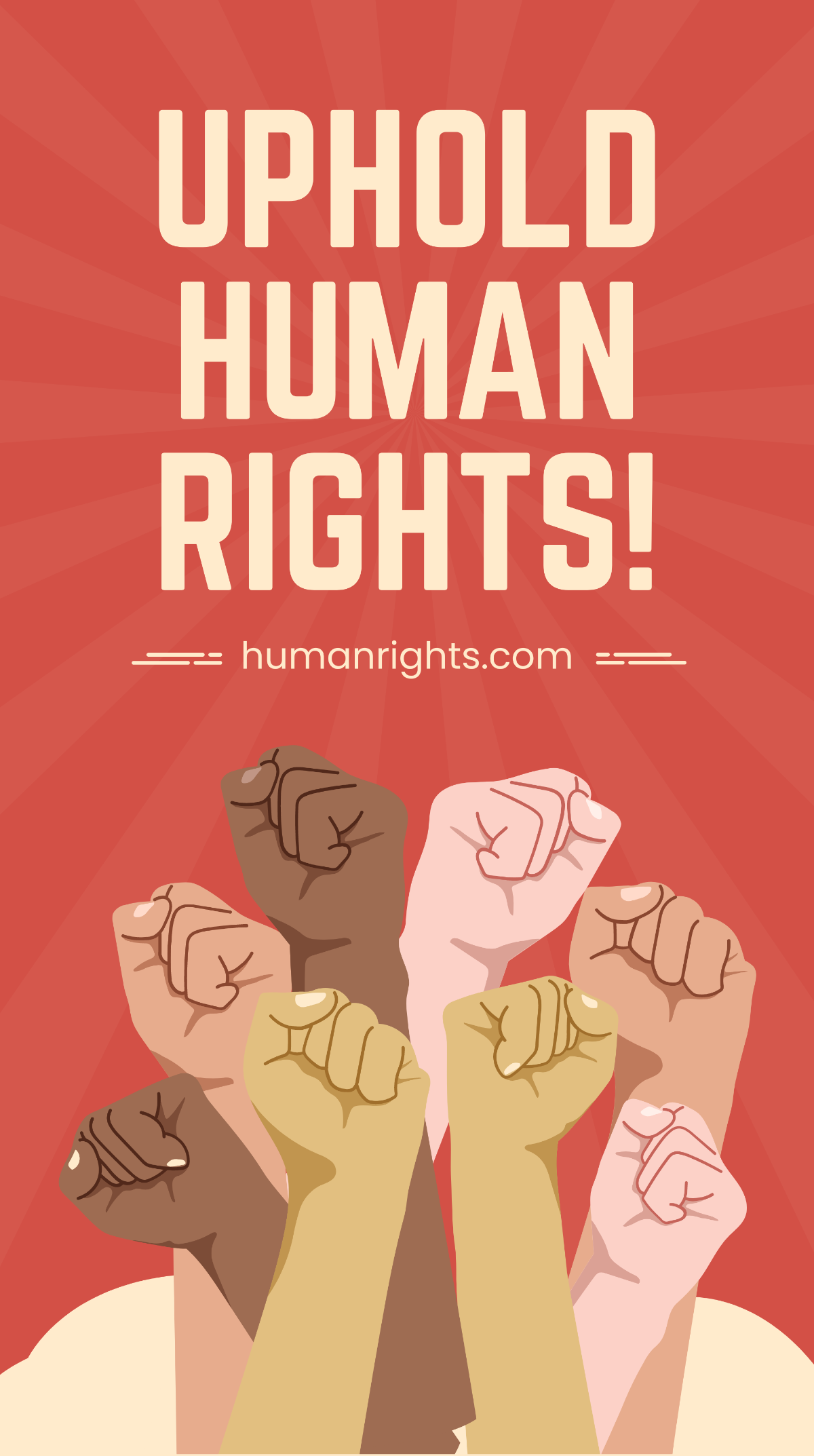 Vintage Human Rights Instagram Story Template