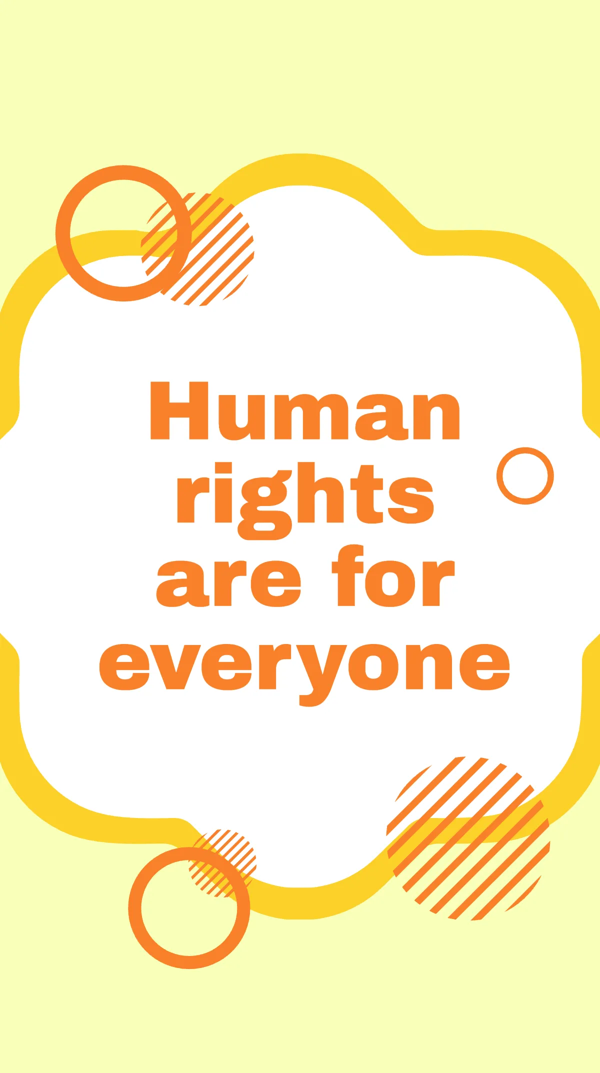 Free Human Rights Campaign Instagram Story Template to Edit Online