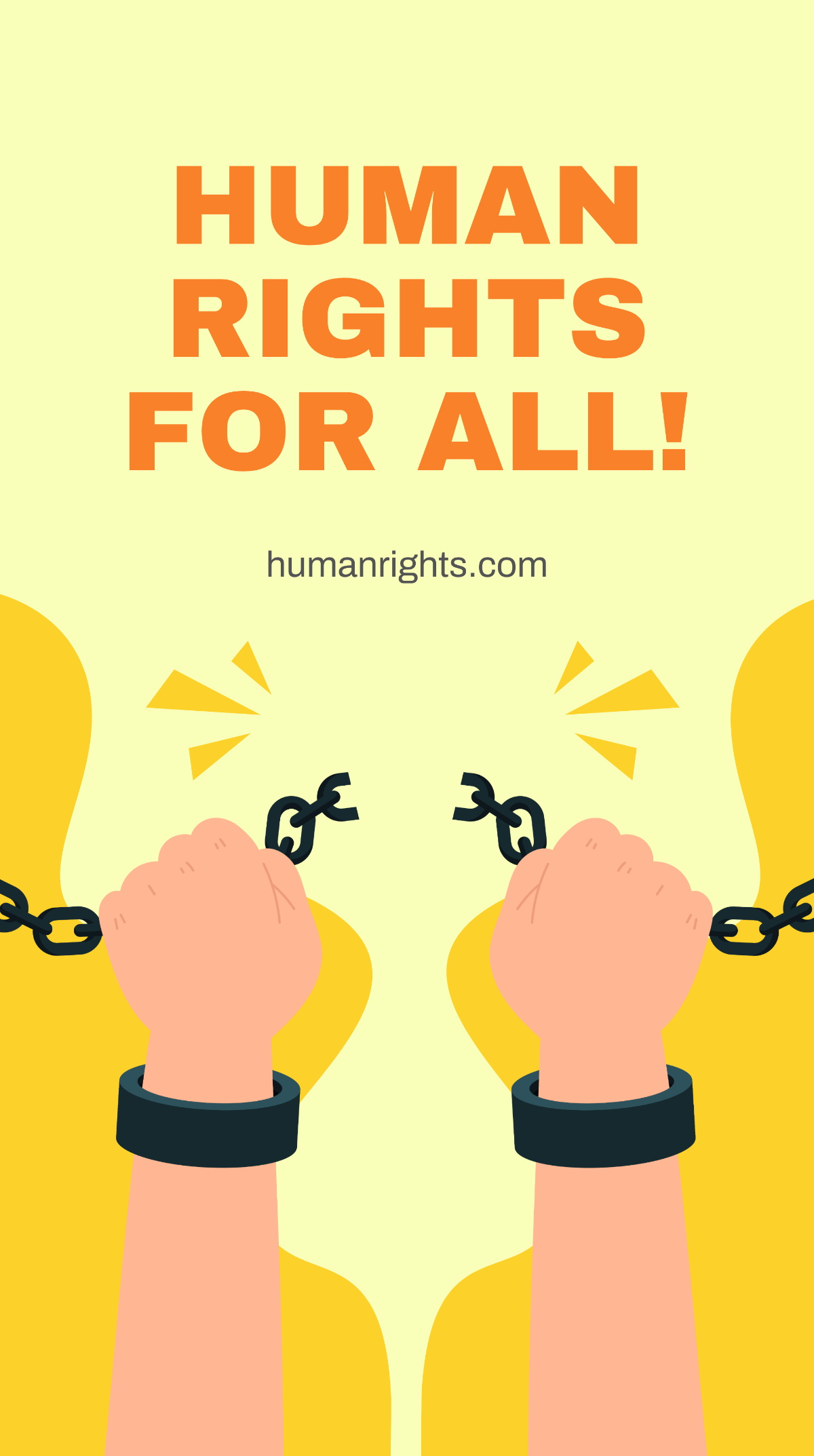Free Human Rights Campaign Whatsapp Post Template