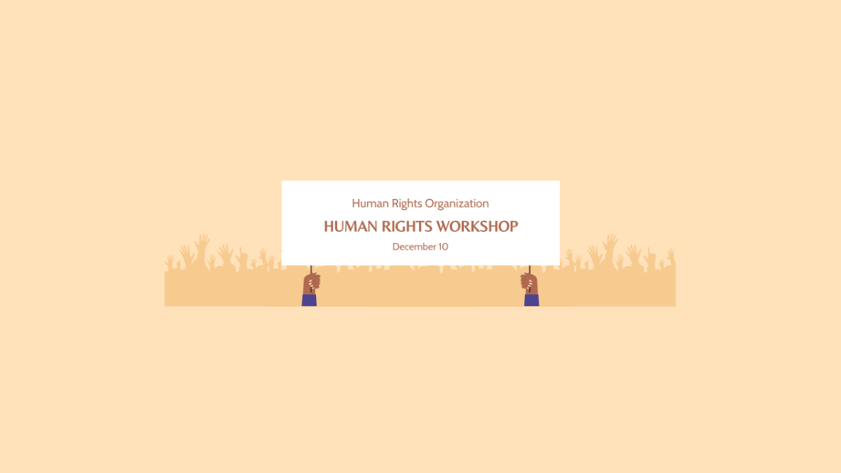 Human Rights Workshop Youtube Banner Template