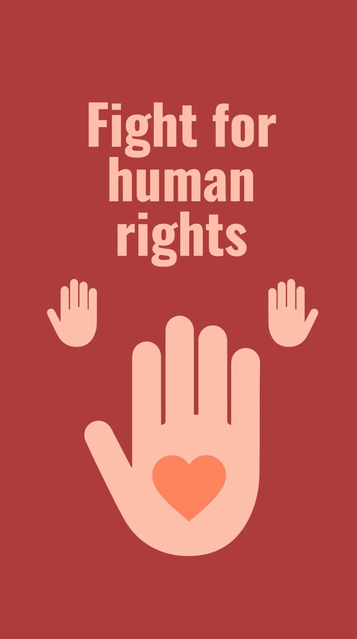 Free Human Rights Day Instagram Story Template to Edit Online