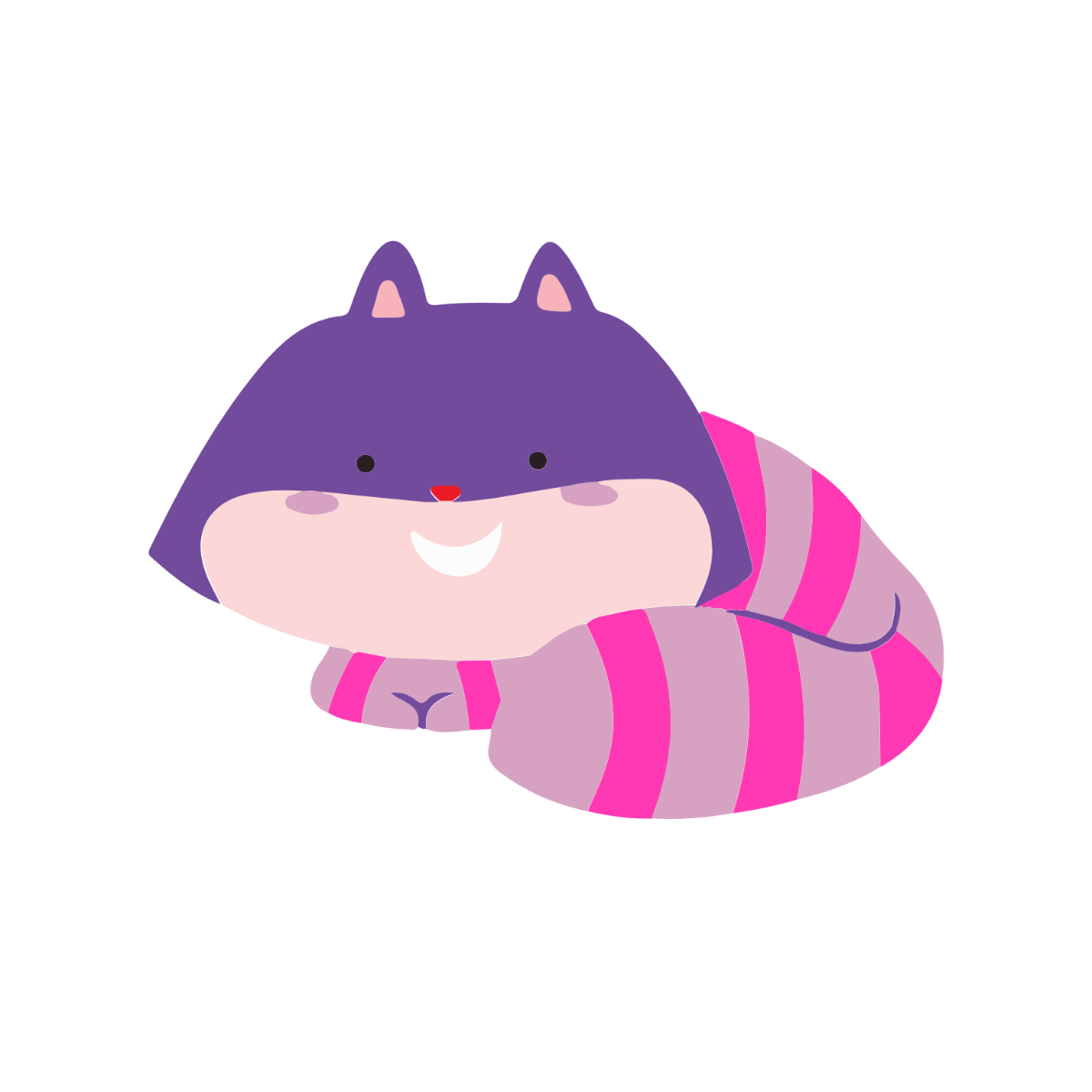 Cheshire Cat Vector Template