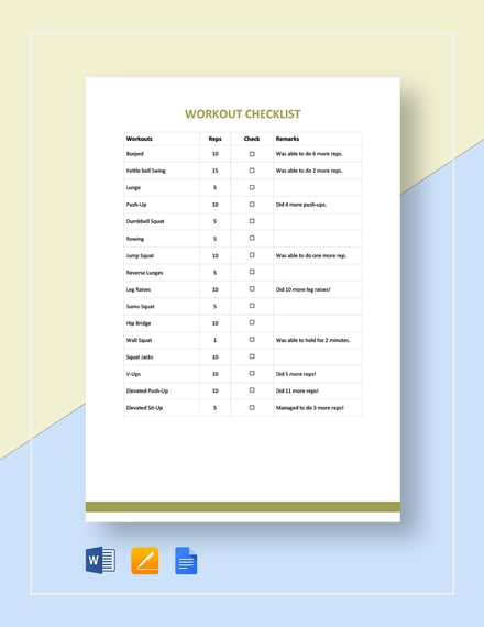 Download 285  Checklist Templates in Microsoft Word DOC Template net