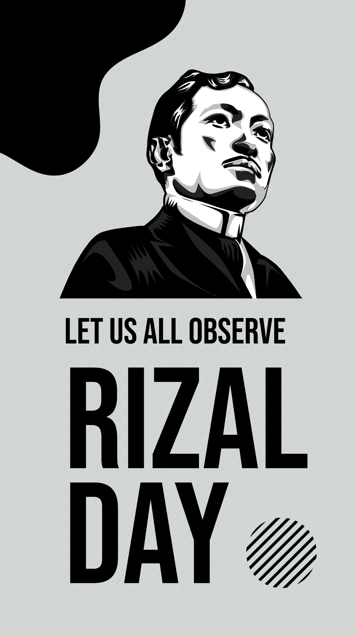 Free Rizal Day Whatsapp Post Template