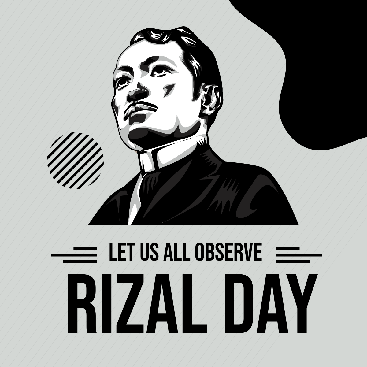 Rizal Day Linkedin Post Template