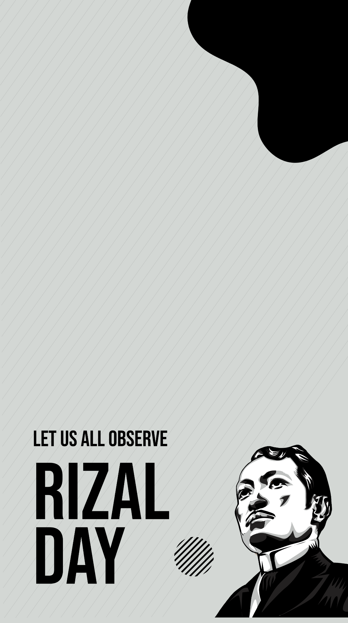 Free Rizal Day Snapchat Geofilter Template