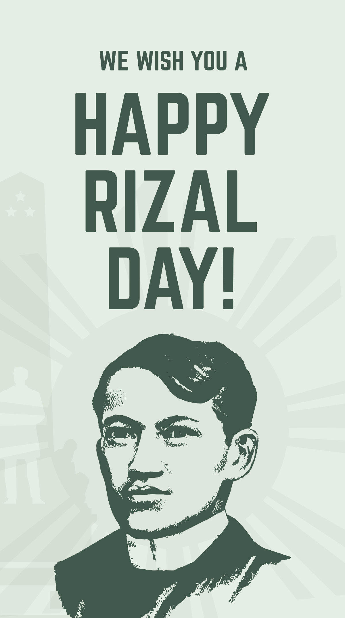 Vintage Rizal Day Instagram Story