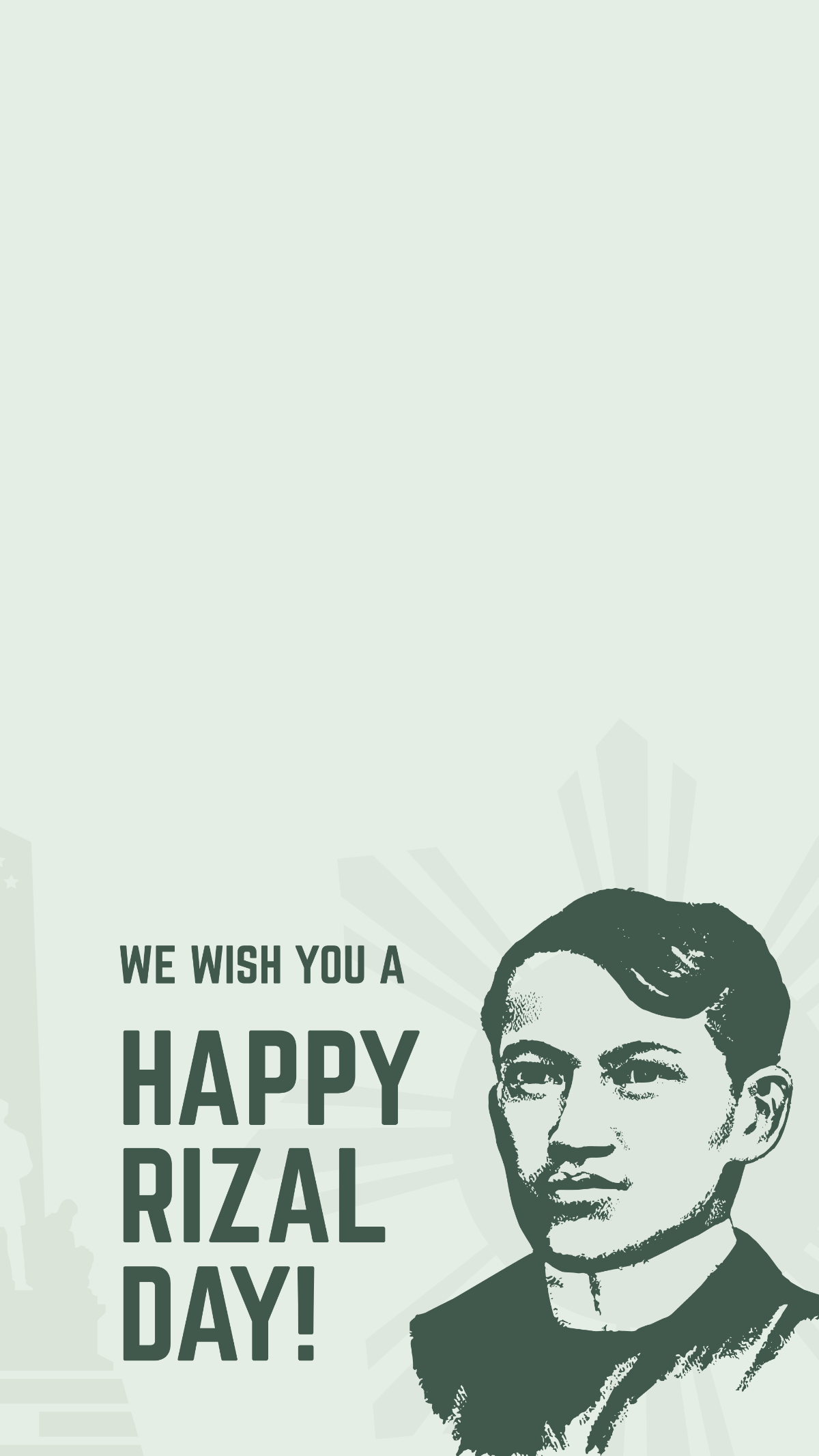 Free Vintage Rizal Day Snapchat Geofilter Template