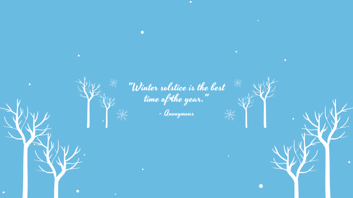 Winter Solstice Quote Youtube Banner Template