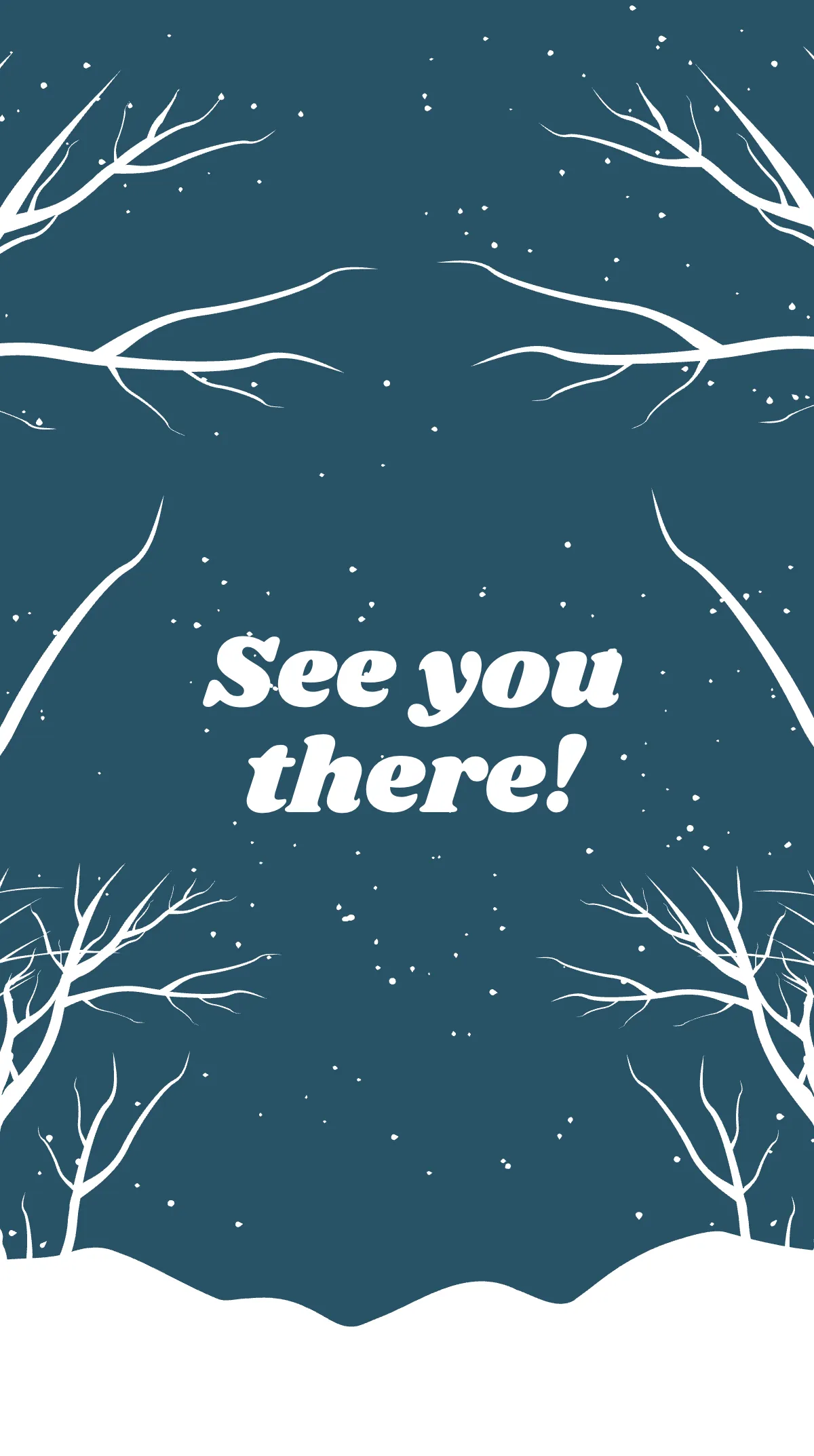 Free Winter Solstice Party Instagram Story Template to Edit Online