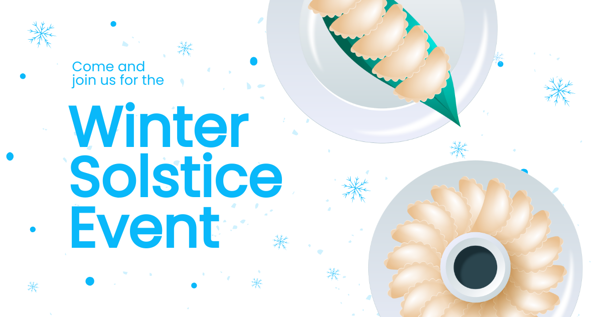 Free Winter Solstice Event Facebook Post Template