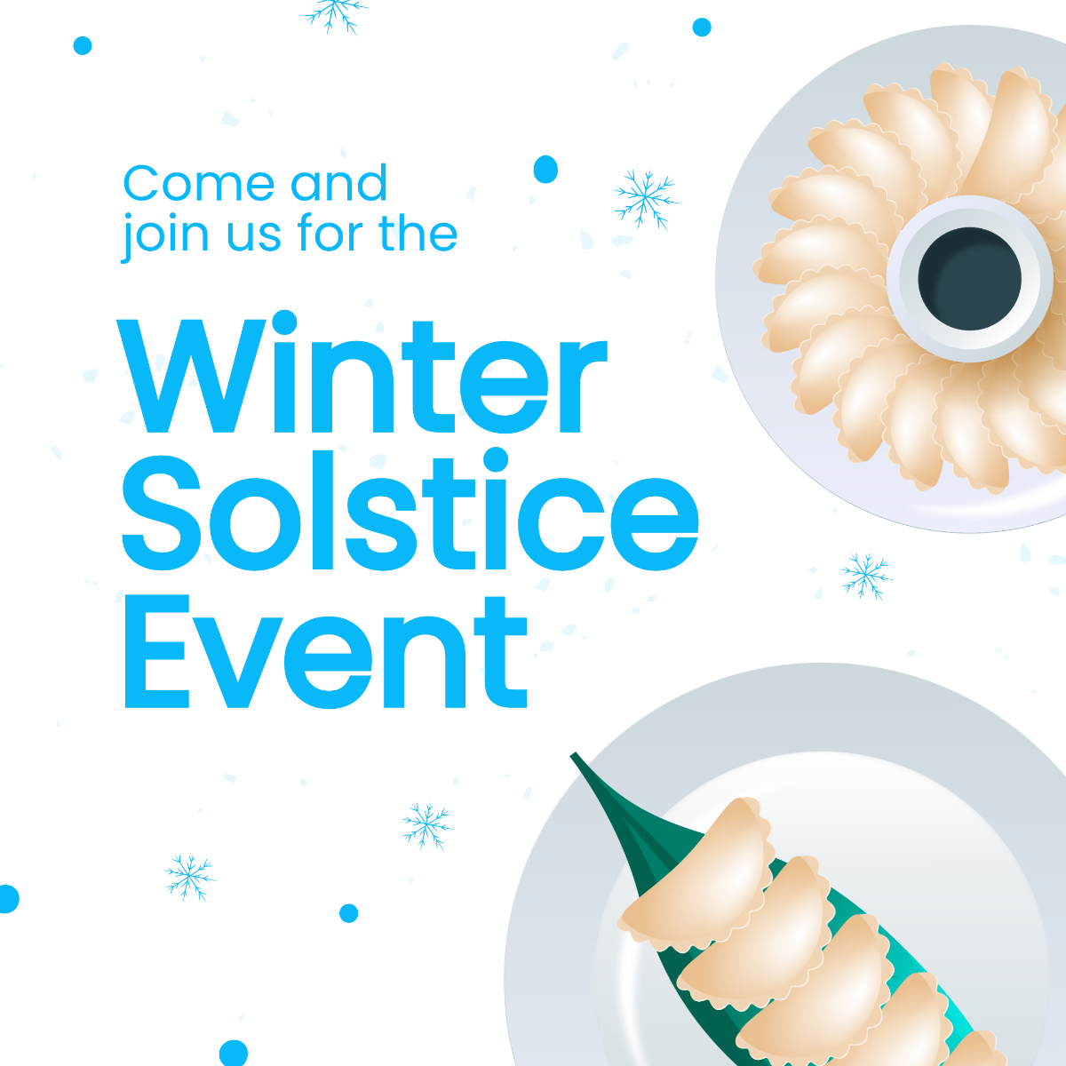 Free Winter Solstice Event Instagram Post Template