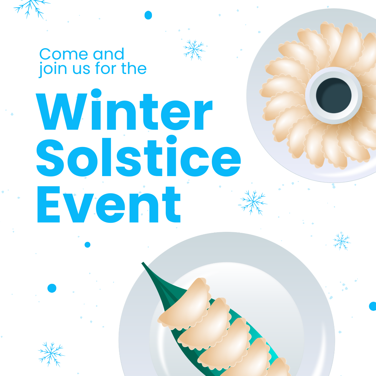 Winter Solstice Event LinkedIn Post Template