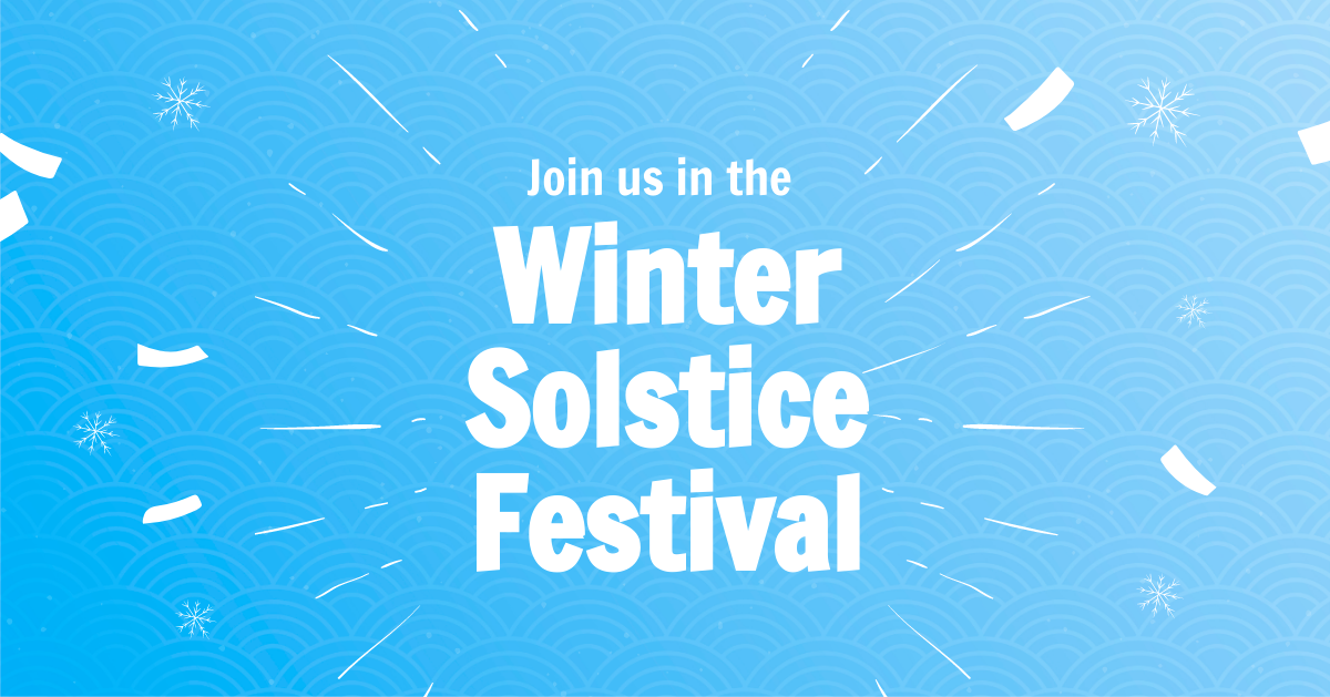 Winter Solstice Festival Facebook Post Template