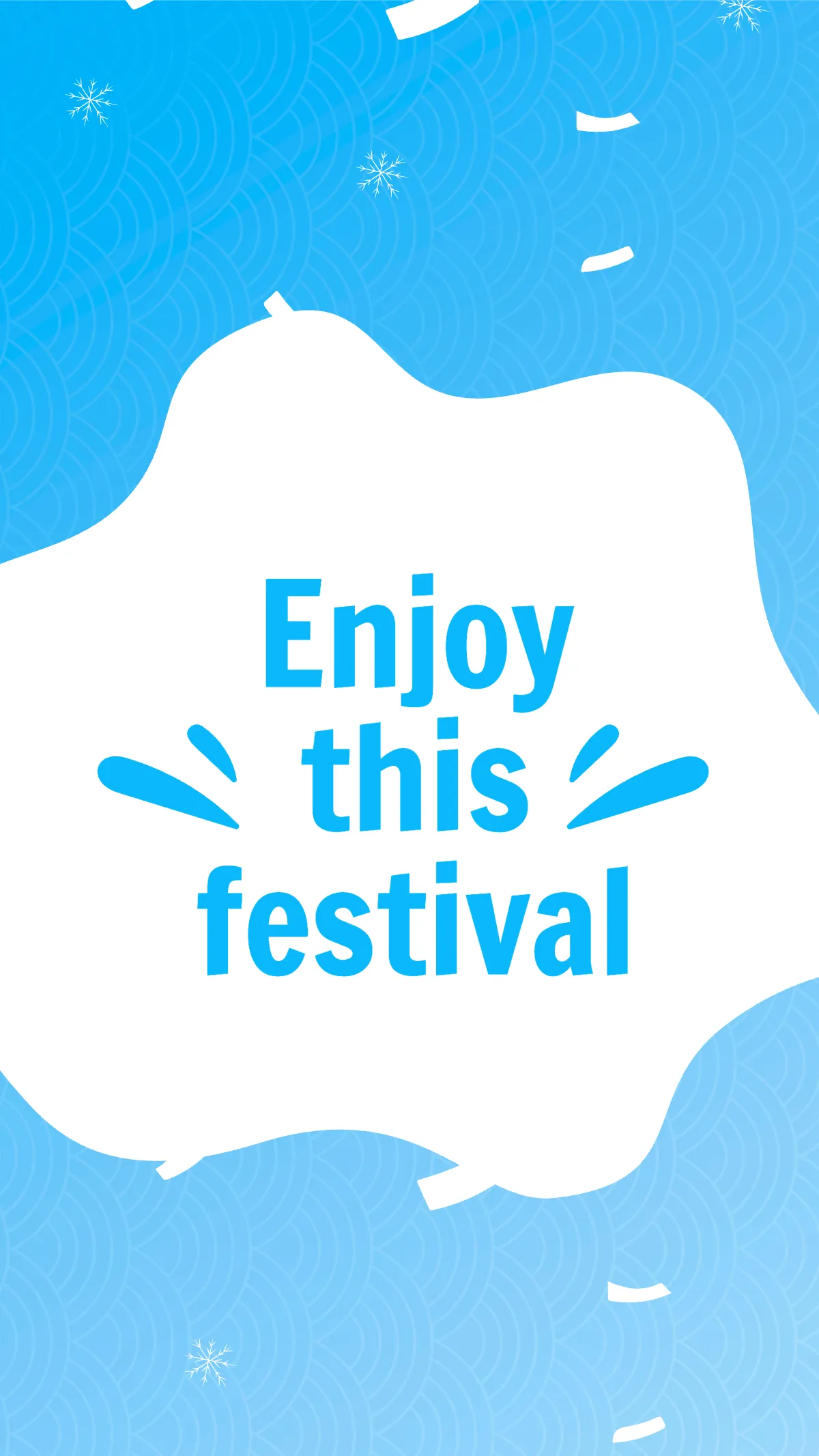 Free Winter Solstice Festival Instagram Story Template to Edit Online