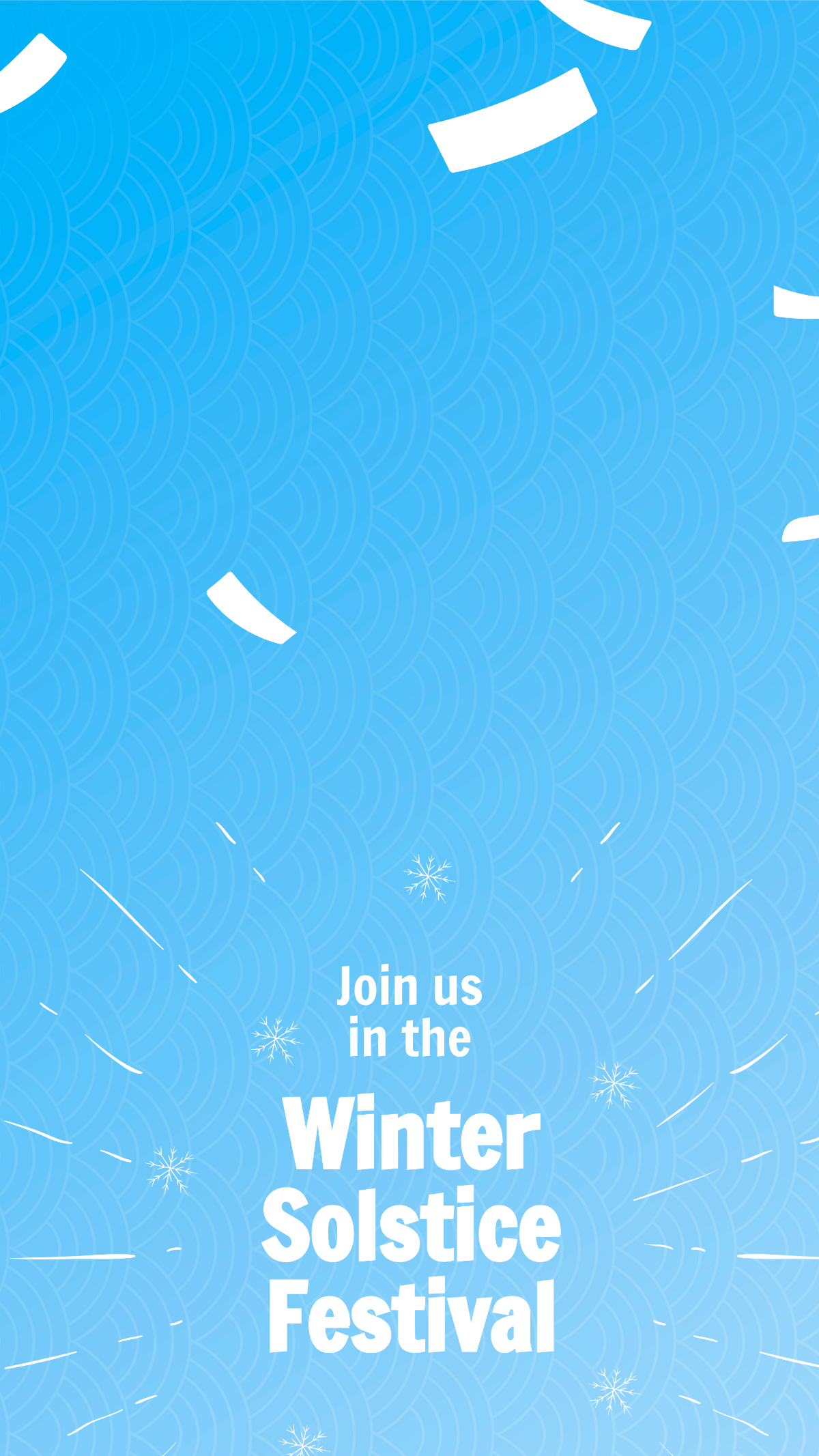 Free Winter Solstice Festival Snapchat Geofilter Template