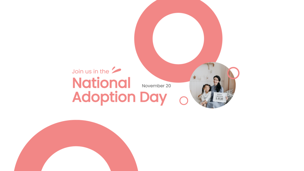 National Adoption Day YouTube Banner Template