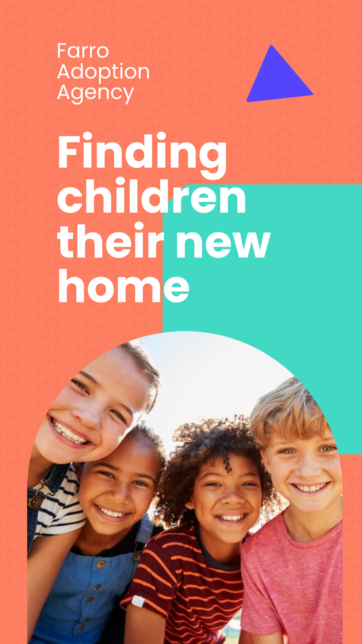 Free Adoption Agency Whatsapp Post Template to Edit Online