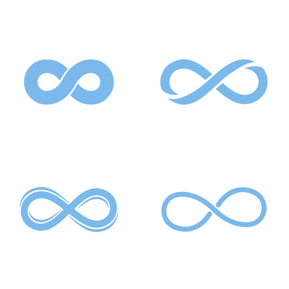 Free Infinity Symbol Vector Template