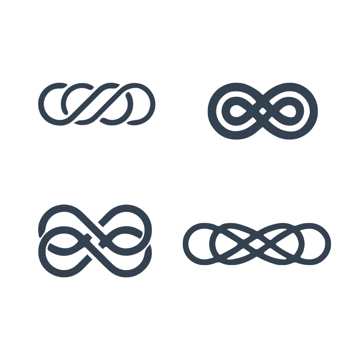 Free Double Infinity Vector Template