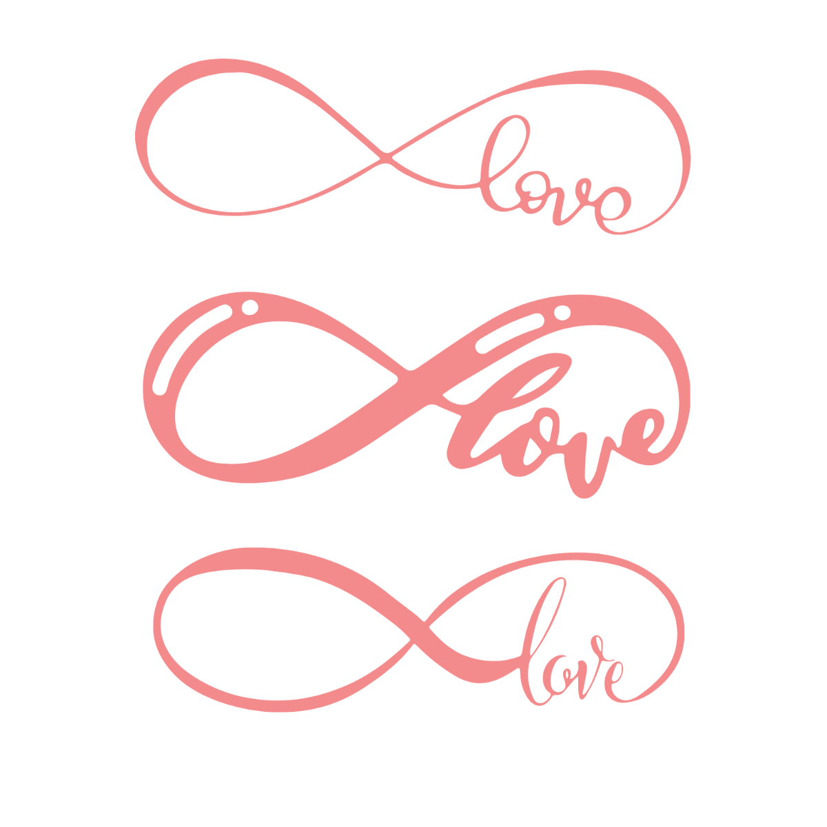 Free Infinity Love Vector Template