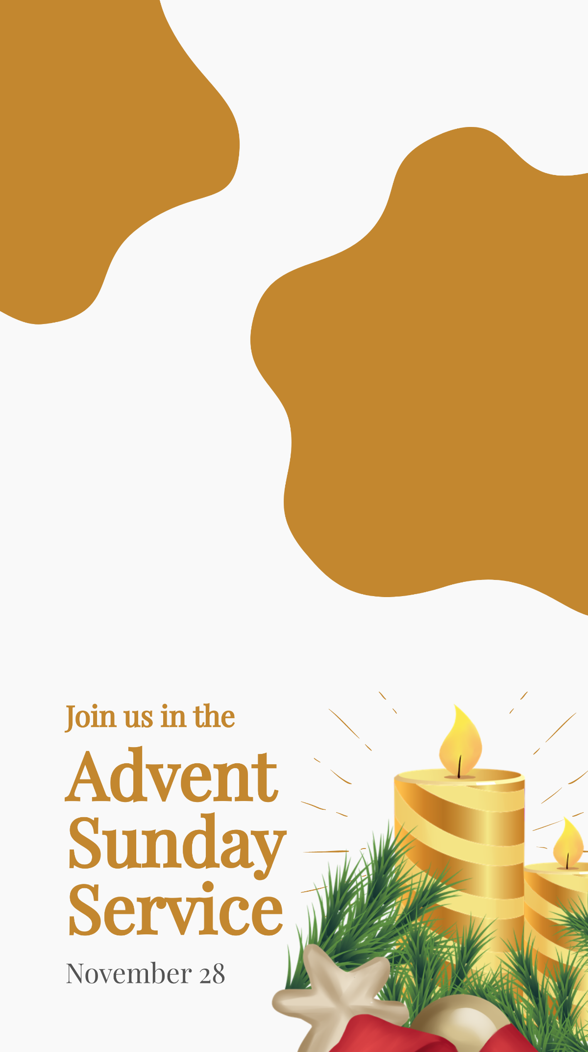 Advent Sunday Service Snapchat Geofilter Template