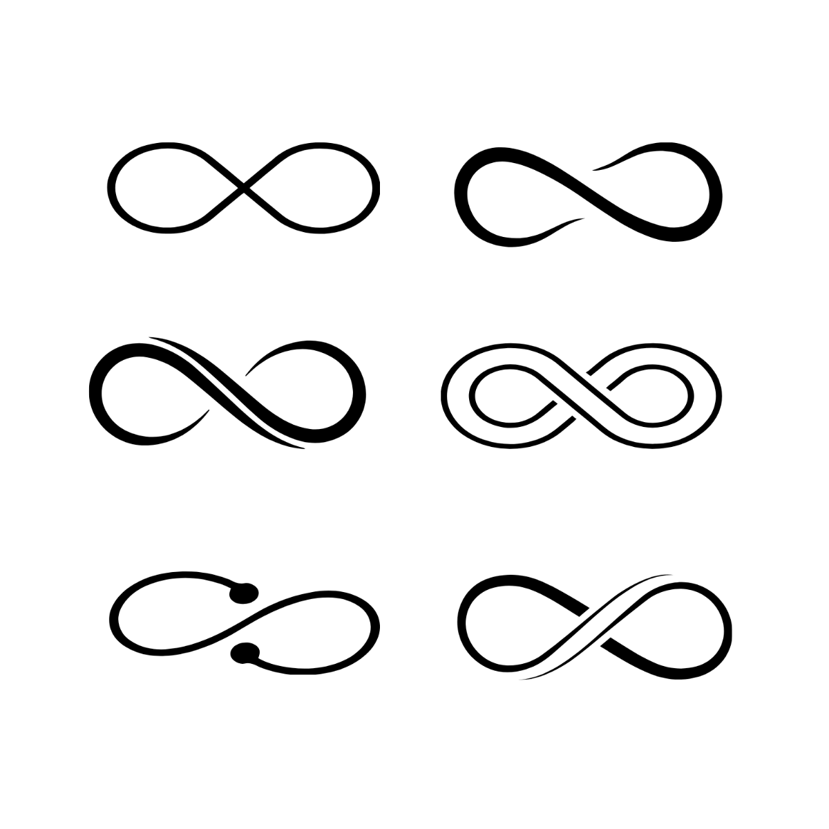 Infinity Sign Vector Template