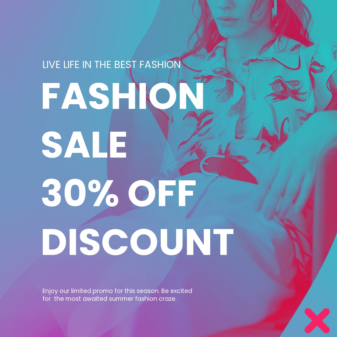 Free Fashion Products Sale Instagram Post Template.jpe