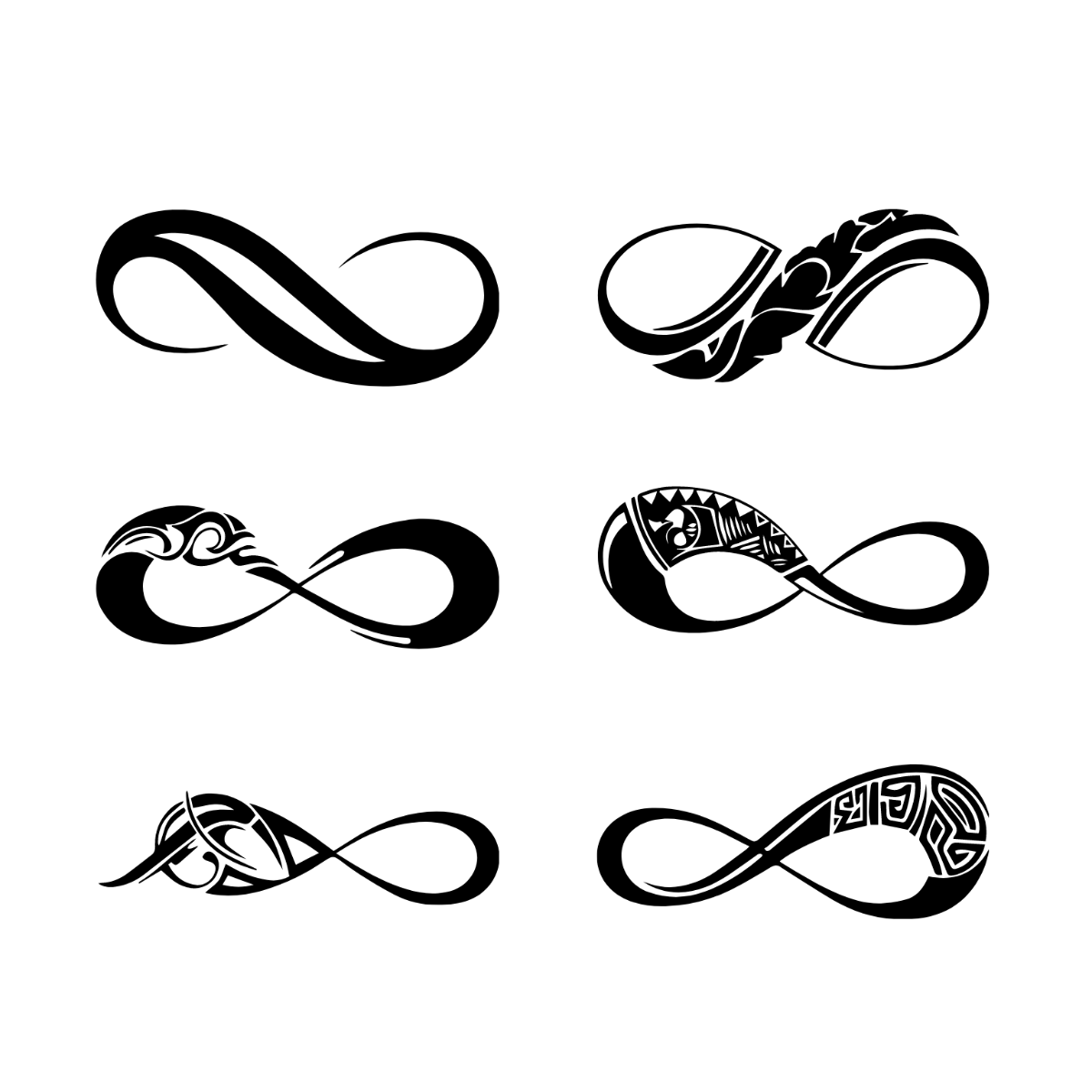 Free Tribal Infinity Vector Template