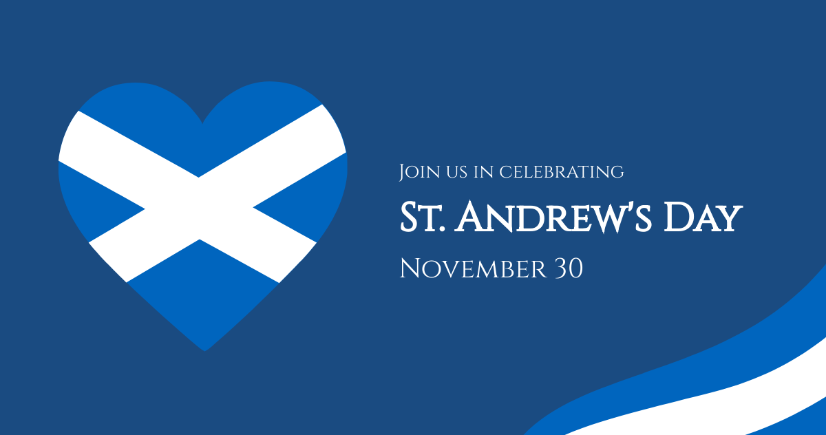 St Andrews Day Facebook Post