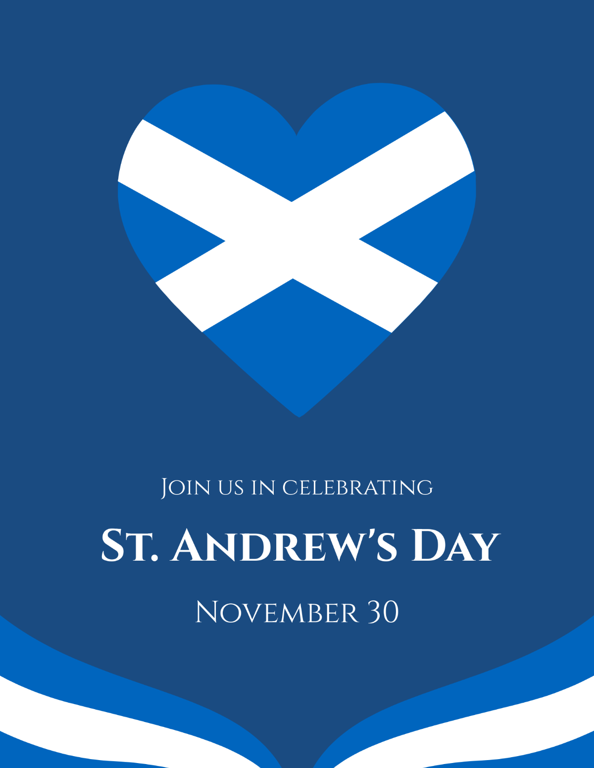 Free St Andrews Day Flyer Template