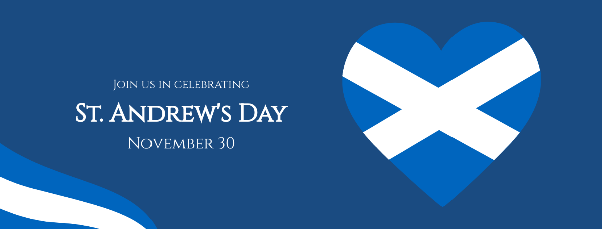 St Andrews Day Facebook Cover Template