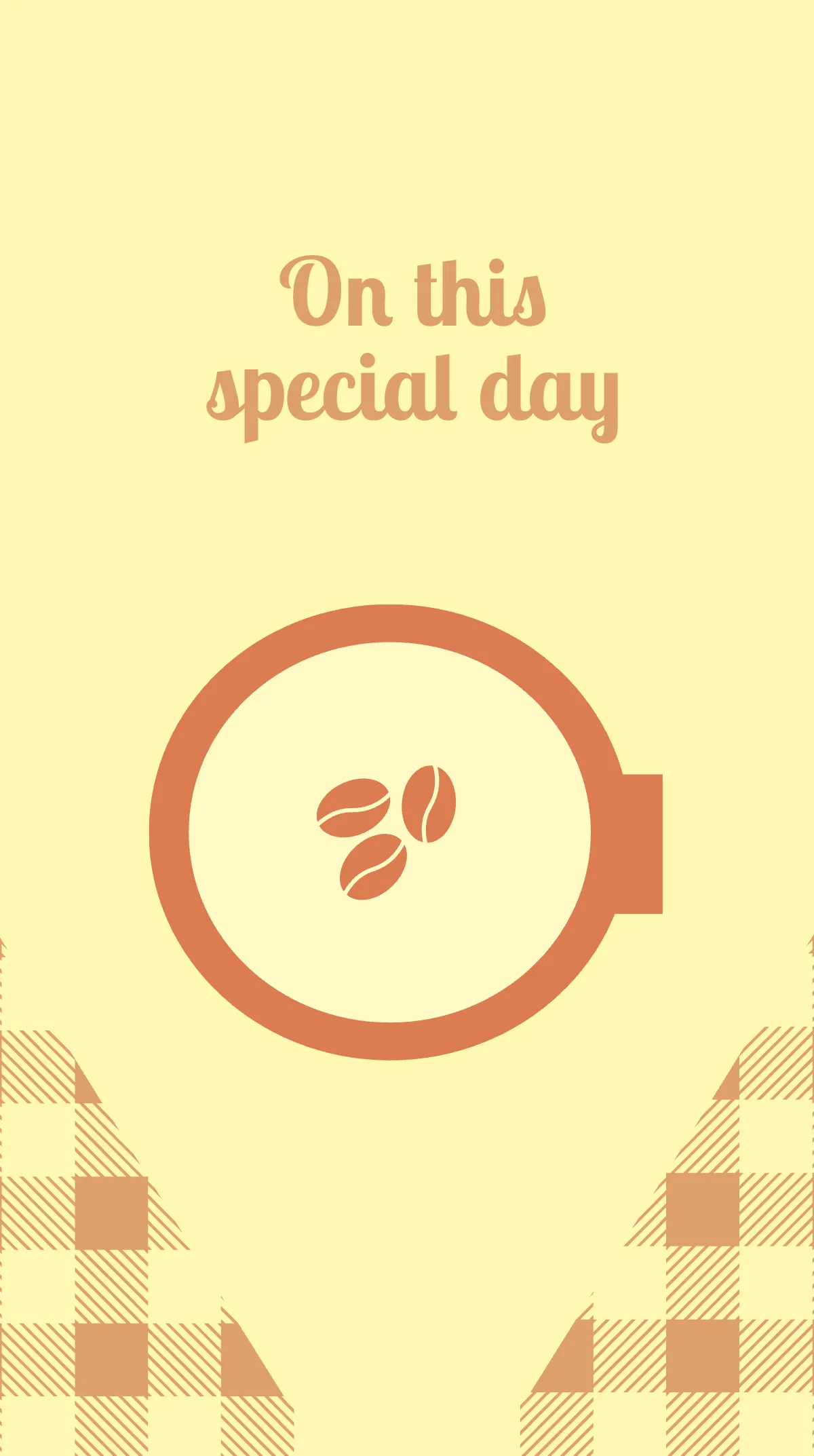 Free Happy National Espresso Day Instagram Story Template to Edit Online
