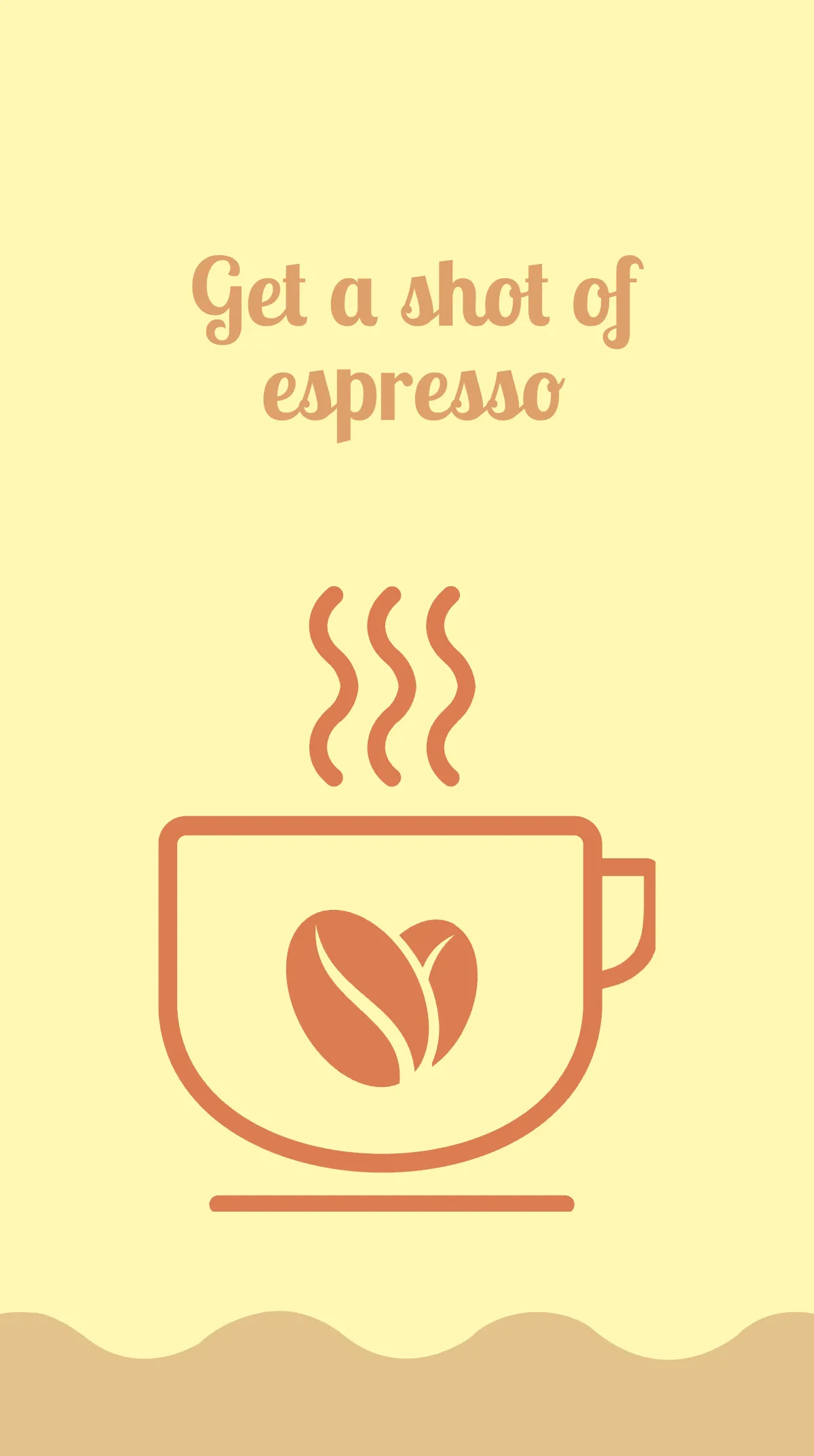 Free Happy National Espresso Day Instagram Story Template to Edit Online