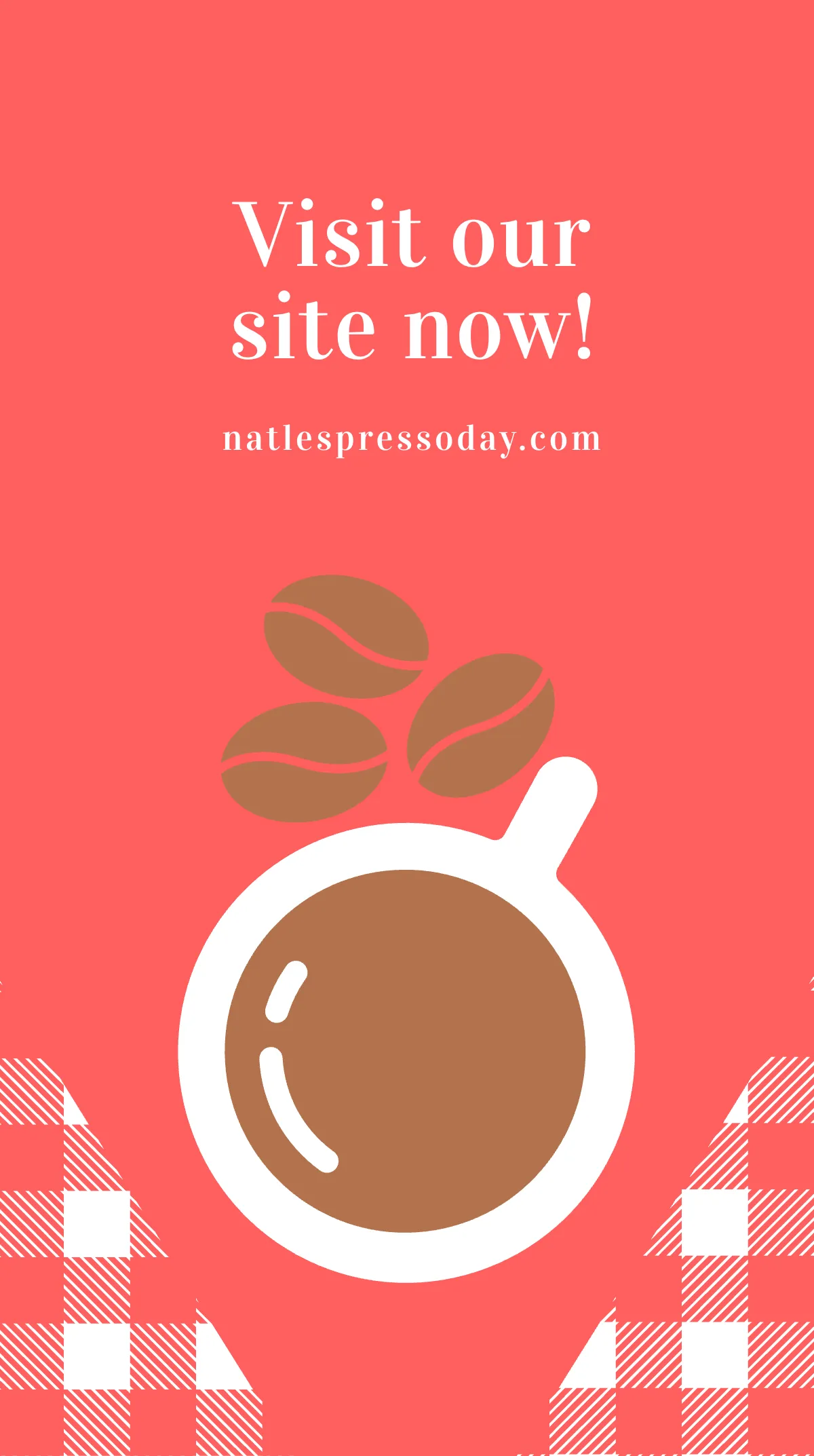 National Espresso Day Quote Instagram Story Template