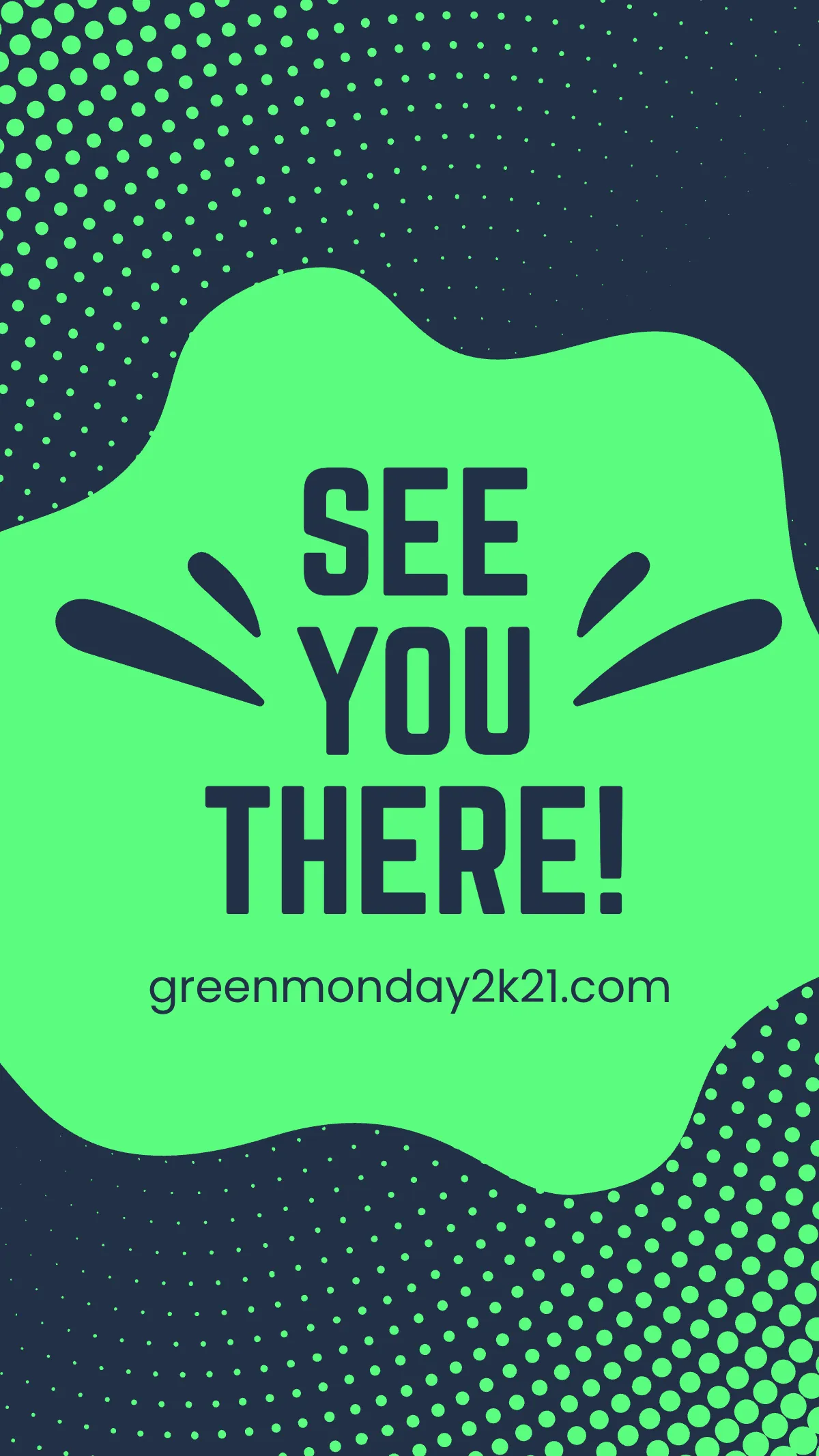 Free Green Monday Promotion Instagram Story Template to Edit Online
