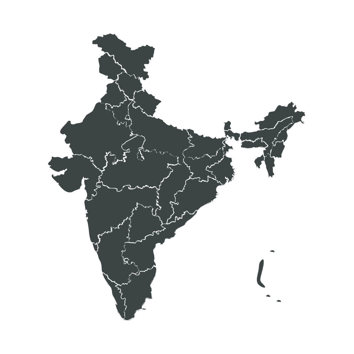 Free Map Of India Templates Editable And Printable Free Map Of India Templates Editable And Printable