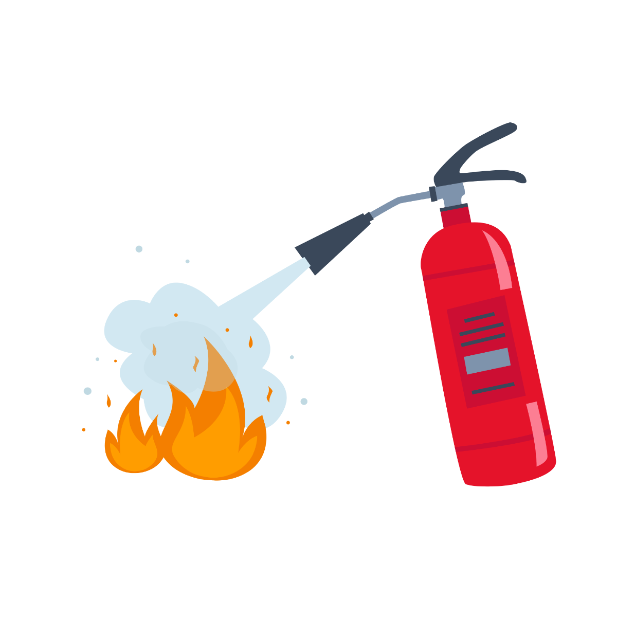 Fire Extinguisher Vector Template