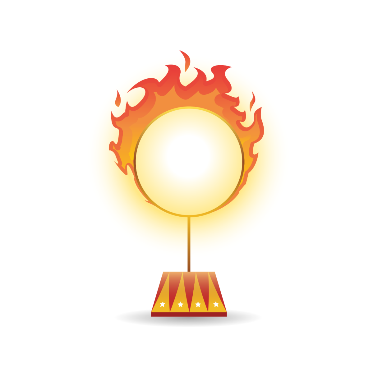 Fire Ring Vector Template