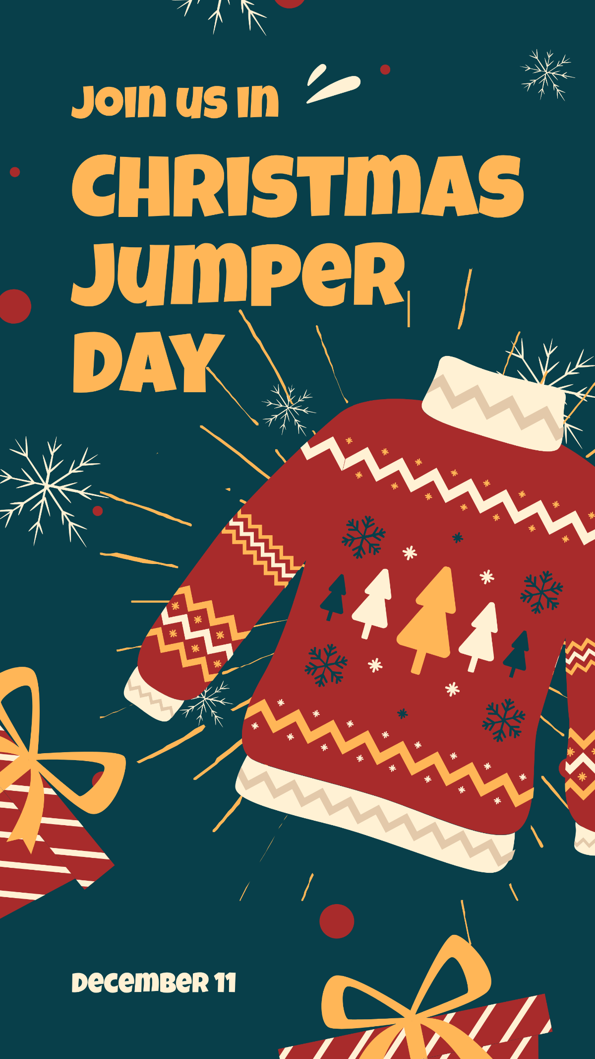 Christmas Jumper Day Whatsapp Post