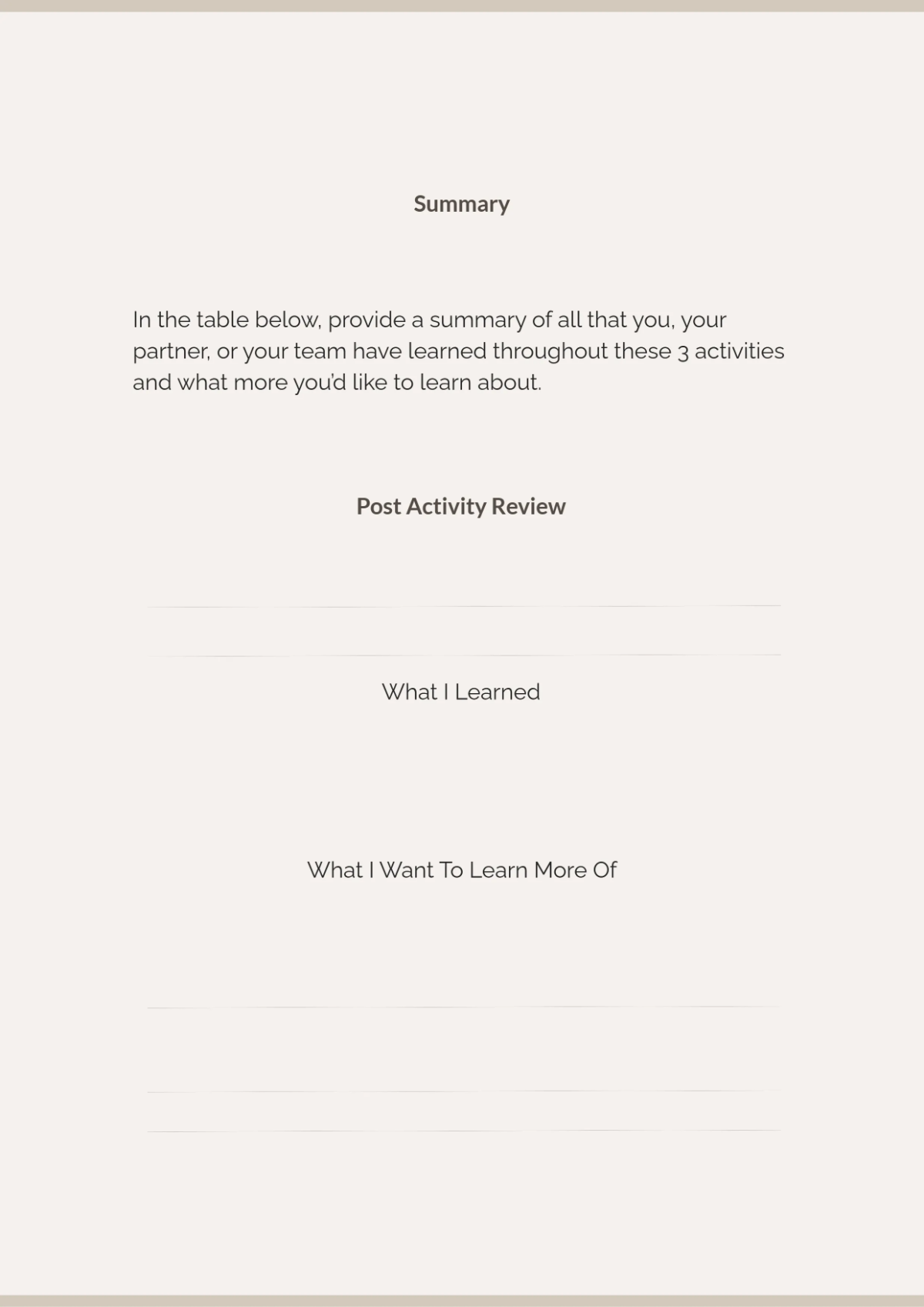 Free Coaching Workbook Template to Edit Online