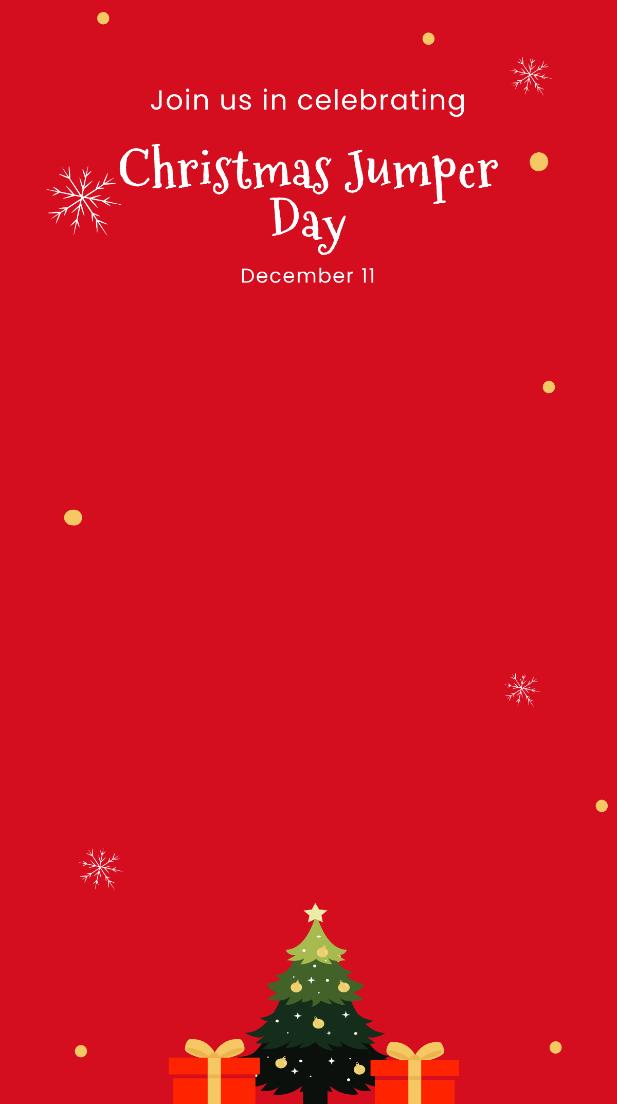 Christmas Jumper Day Charity Snapchat Geofilter Template
